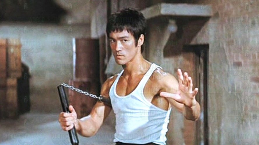 bruce lee nunchaku